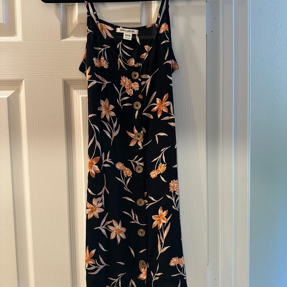 Billabong Floral Button-Down Dress